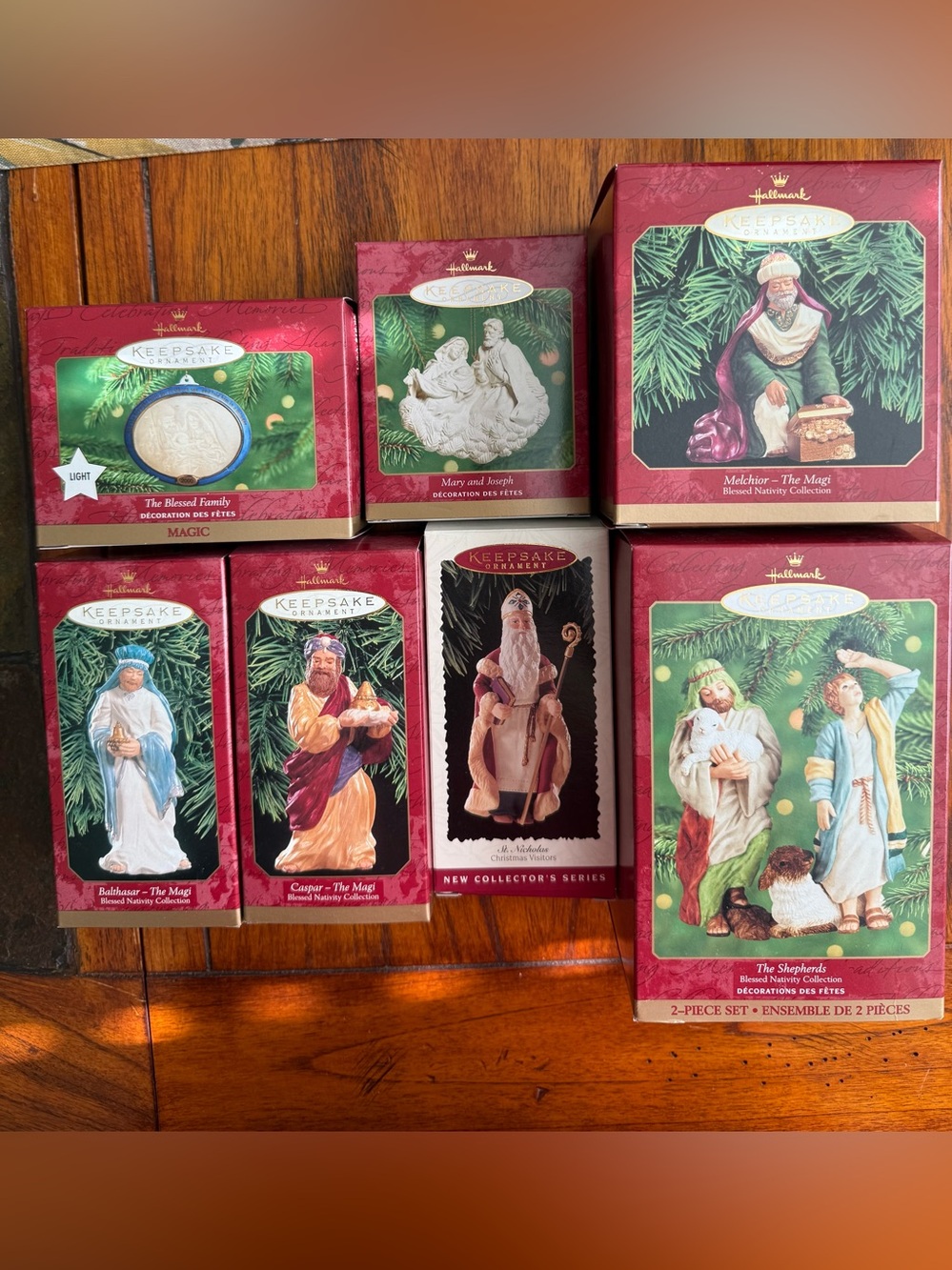 HALLMARK Shepherds Nativity Christmas Ornaments Lot